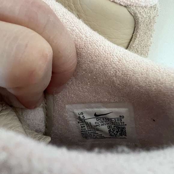 NIKE AIR FORCE 1 SIZE 8 HIGH SCULPT LINEN SANDDRIFT PINK WOMENS SNEAKERS NEW - Picture 4 of 5